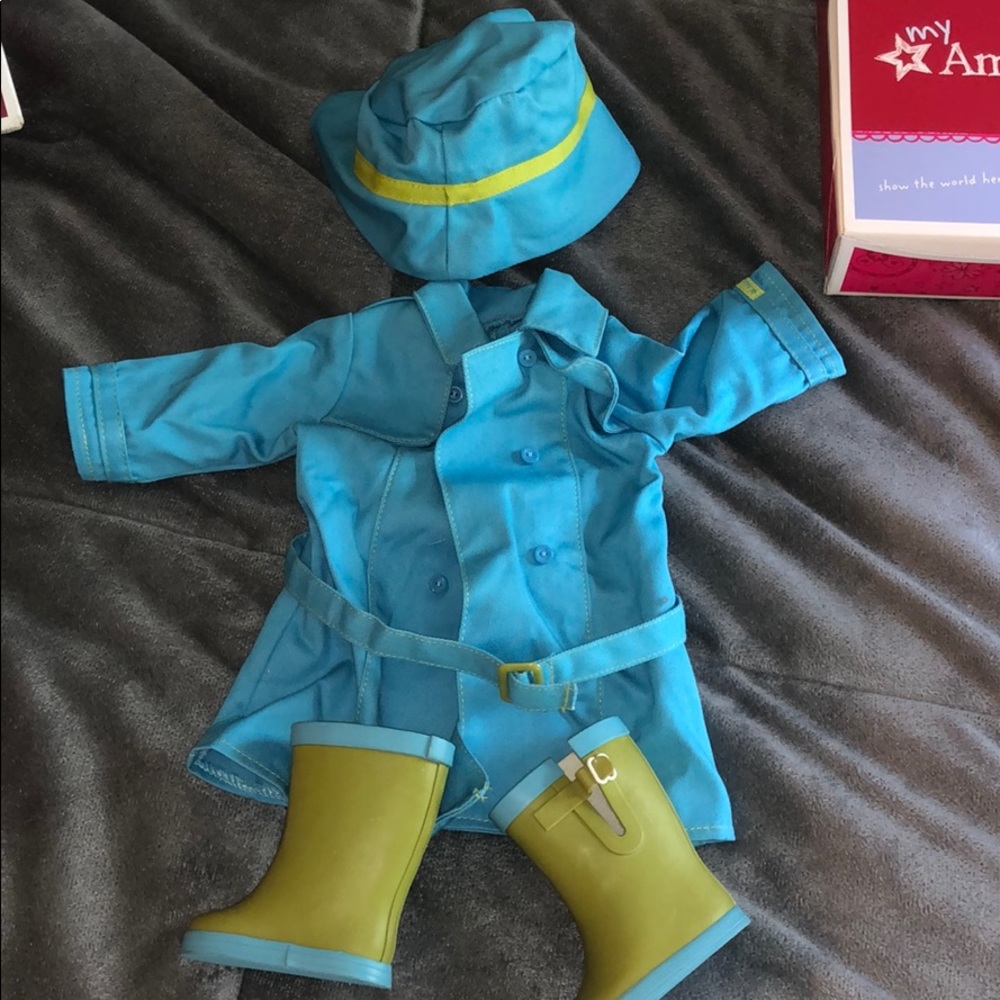 American Girl Doll rain set